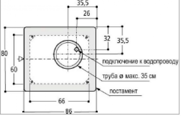 Поилка с гл блением "Теплый родник", с одним местом для питья Модель 850